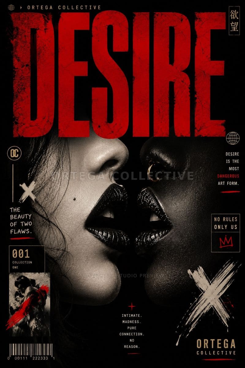 Desire — Pure Connection, an original Ortega Collective artwork