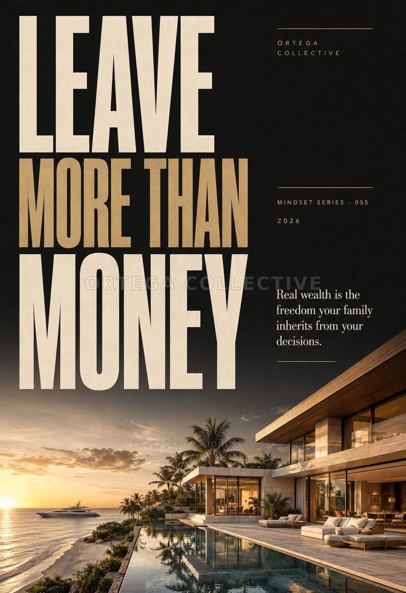 Leave More Than Money, an original Ortega Collective artwork
